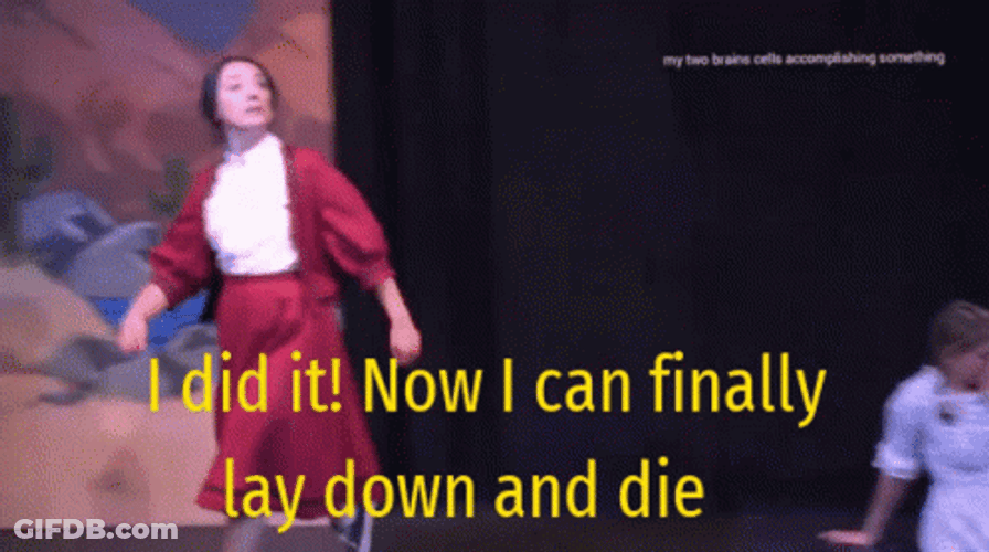 I Did It Stage Play Trail To Oregon GIF