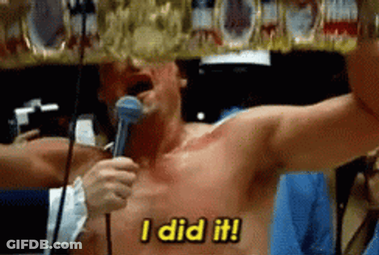 I Did It Sylvester Stallone Rocky GIF