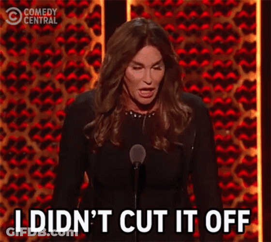 I Didn't Cut It Off Cut Someone Off GIF