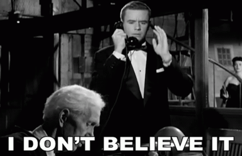 I Don't Believe You Marshall Thompson GIF