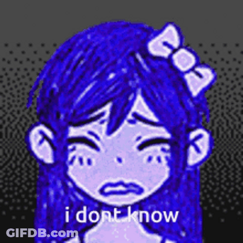I Don't Know Crying Sad Omori Aubrey GIF