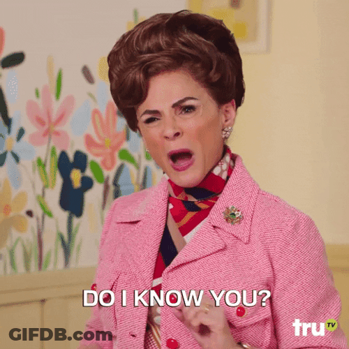 I Don't Know Her Amy Sedaris GIF