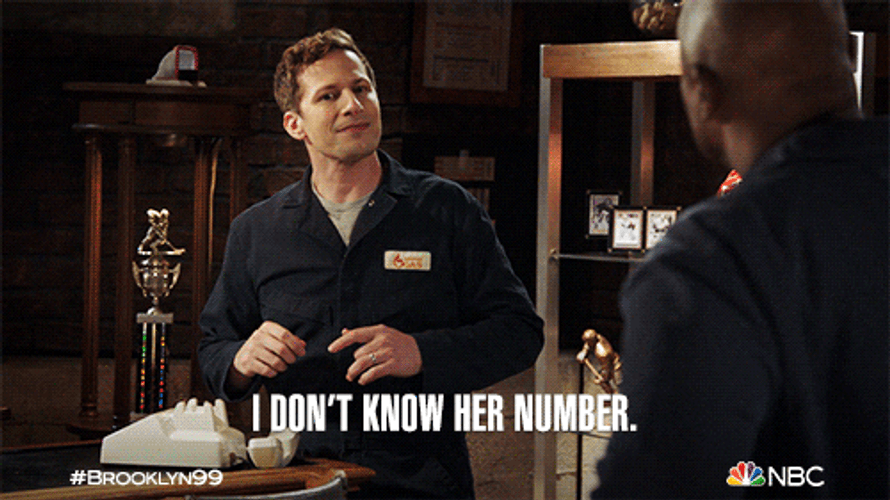 I Don't Know Her Andy Samberg GIF