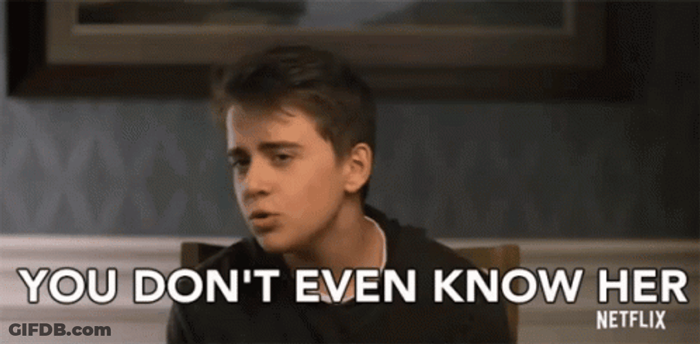 I Don't Know Her Clueless Kid GIF