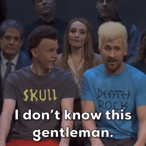I Don't Know Him Dude GIF