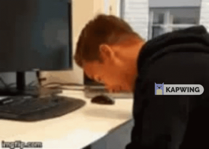 I Don't Know Man Bang Head On Desk GIF