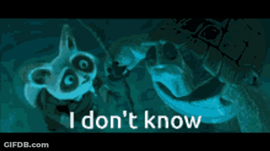 I Don't Know Shrug Kung Fu Panda Master Shifu GIF