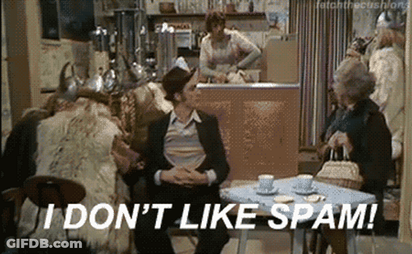 I Don't Like Spam Email Funny GIF