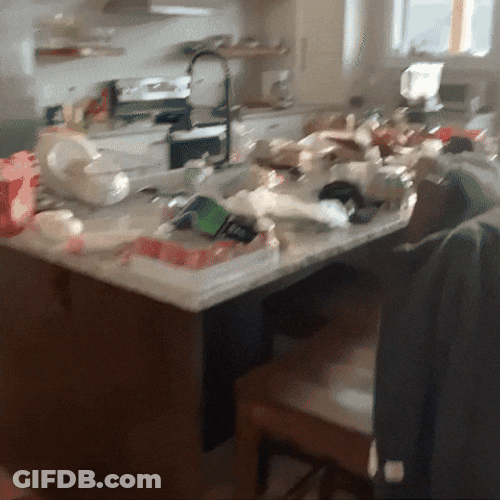I Don't Love To Mess Up Our Kitchen GIF