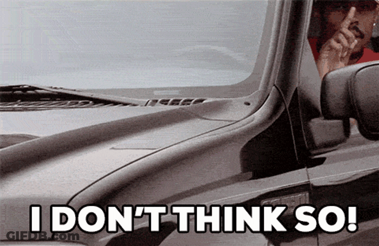 I Don't Think So No Way GIF