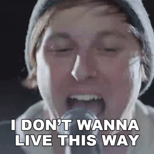 I Don't Want To Be Around Anymore Derek GIF