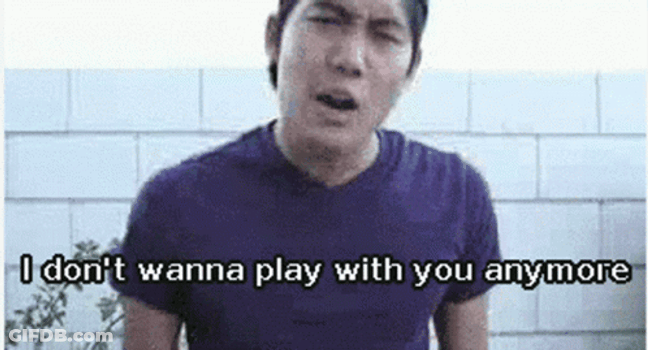 I Don't Want To Be Around Anymore Ugly GIF