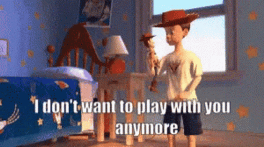I Don't Want To Be Around Anymore Woody GIF