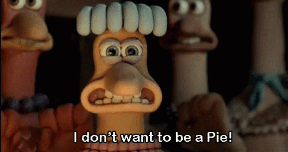 I Don't Want To Be Pie GIF