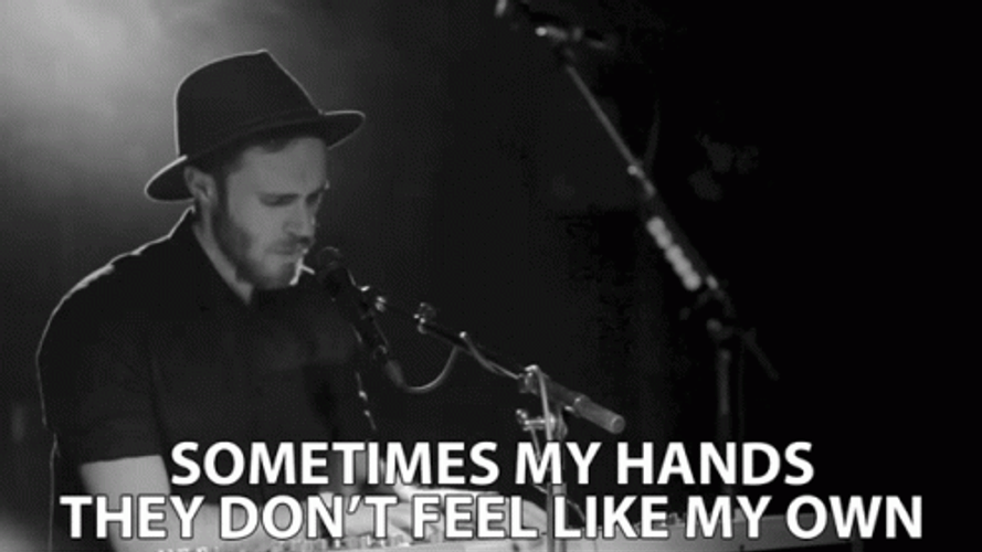 I Dont Know What To Do With My Hands James Vincent GIF