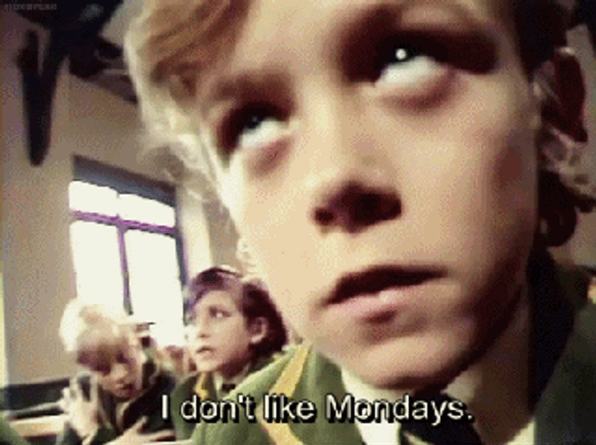 I Dont Like Manic Monday GIF