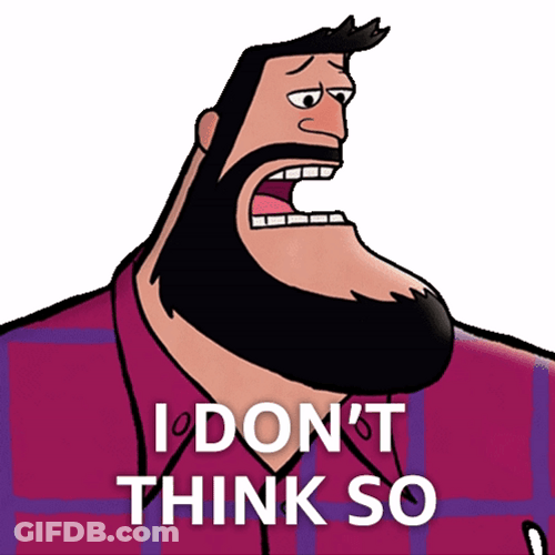 I Dont Think So Bruce Wayne Batman GIF