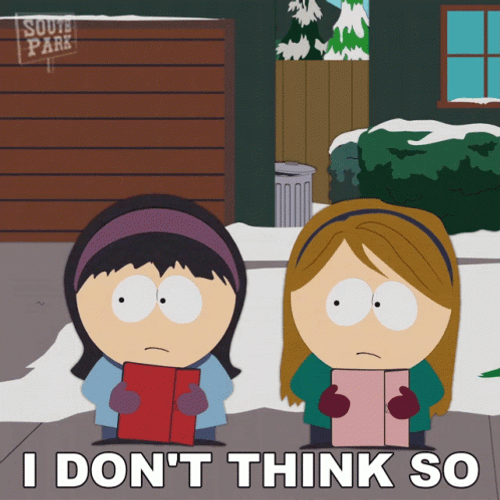 I Dont Think So South Park Jenny Simmons GIF