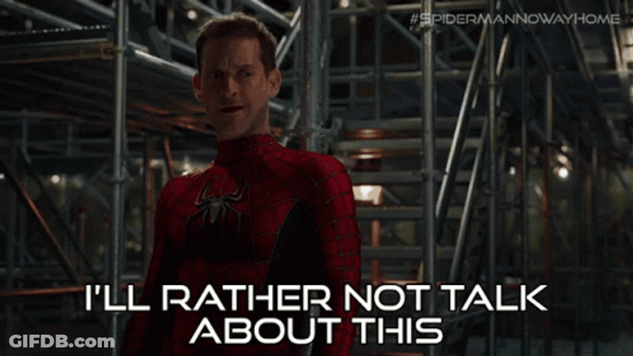 I Dont Wanna Talk About This GIF