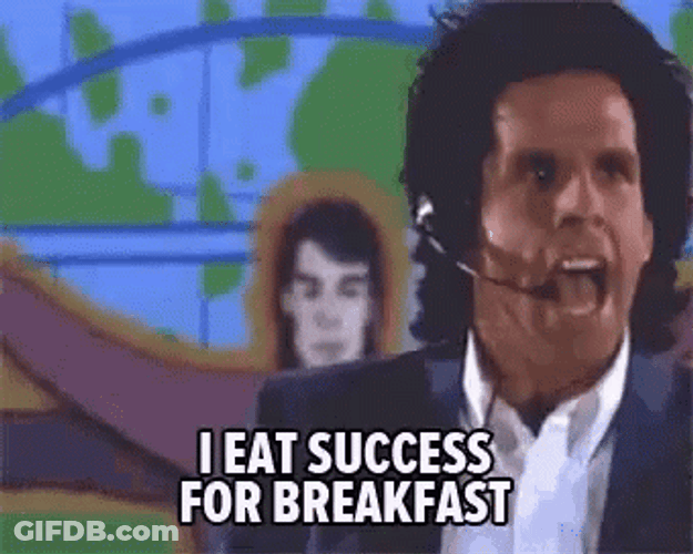I Eat Success For Breakfast Heavyweights GIF