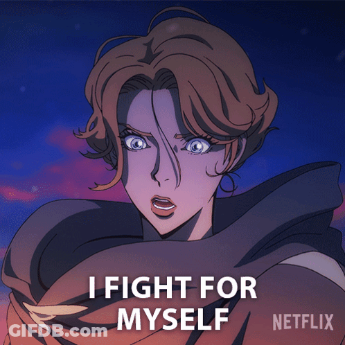 I Fight For Myself Sypha Belnades GIF
