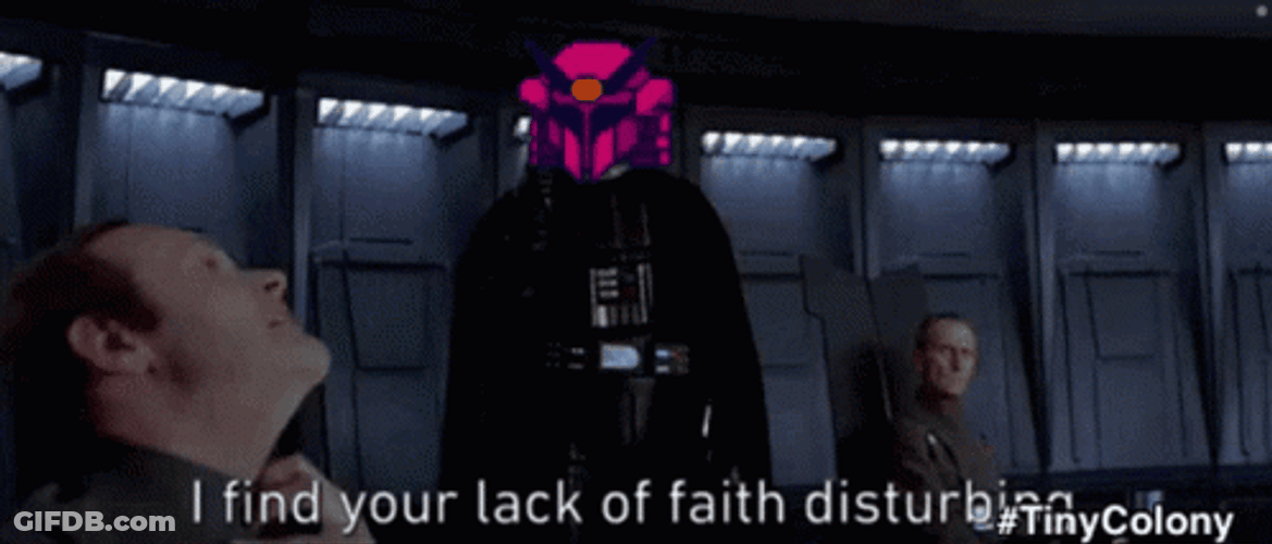 I Find Your Lack Of Faith Disturbing Anakin GIF