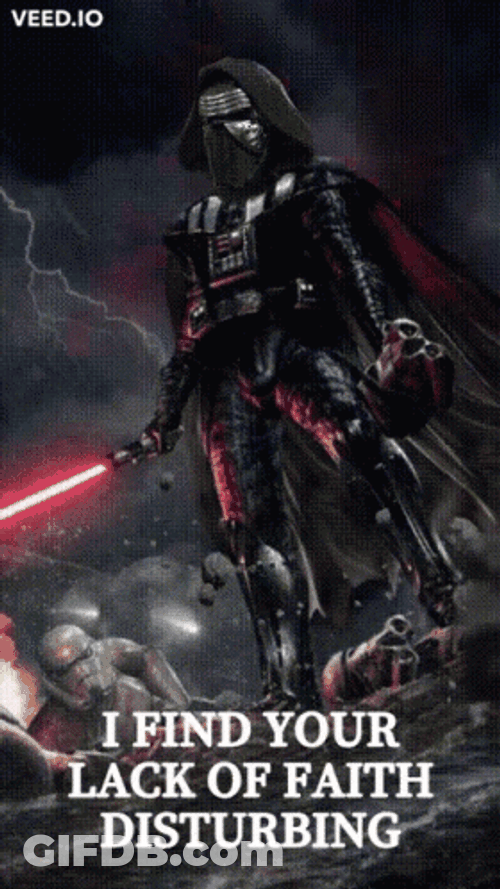 I Find Your Lack Of Faith Disturbing Assassin GIF