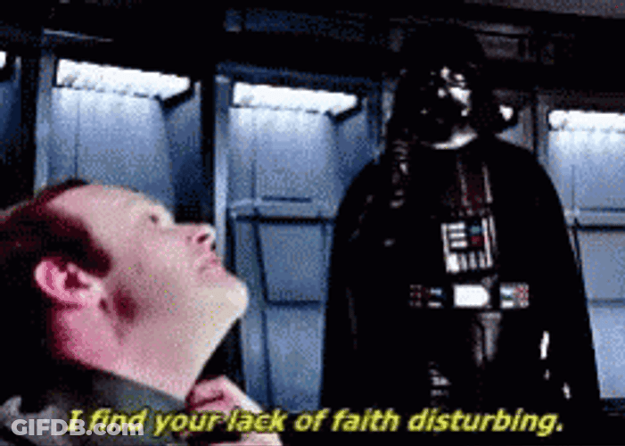 I Find Your Lack Of Faith Disturbing Joshua GIF