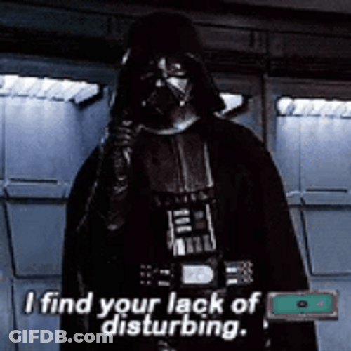 I Find Your Lack Of Faith Disturbing Kian GIF