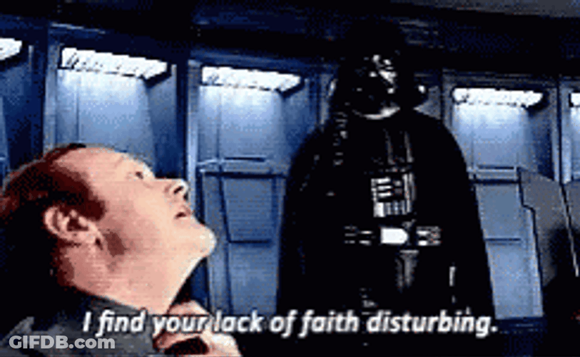 I Find Your Lack Of Faith Disturbing Luke GIF