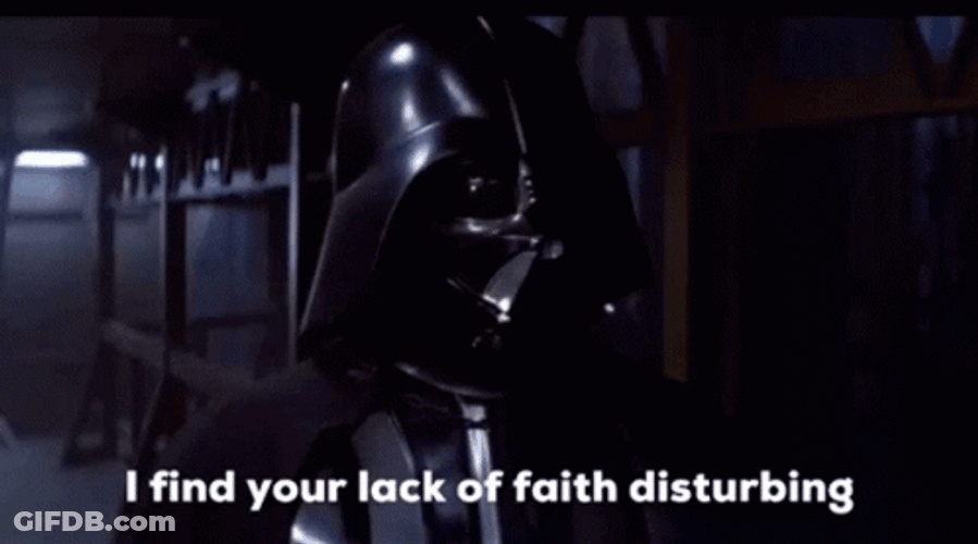 I Find Your Lack Of Faith Disturbing Mike GIF