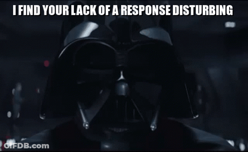 I Find Your Lack Of Faith Disturbing Nigga GIF