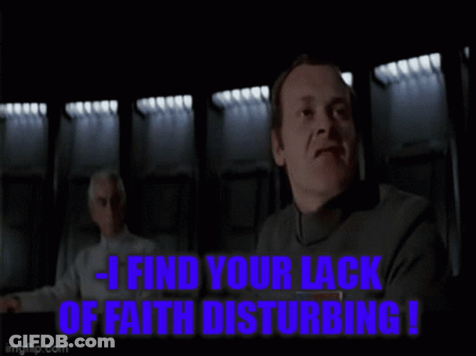 I Find Your Lack Of Faith Disturbing Shawn GIF