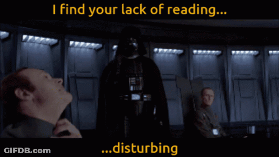 I Find Your Lack Of Faith Disturbing Sir GIF