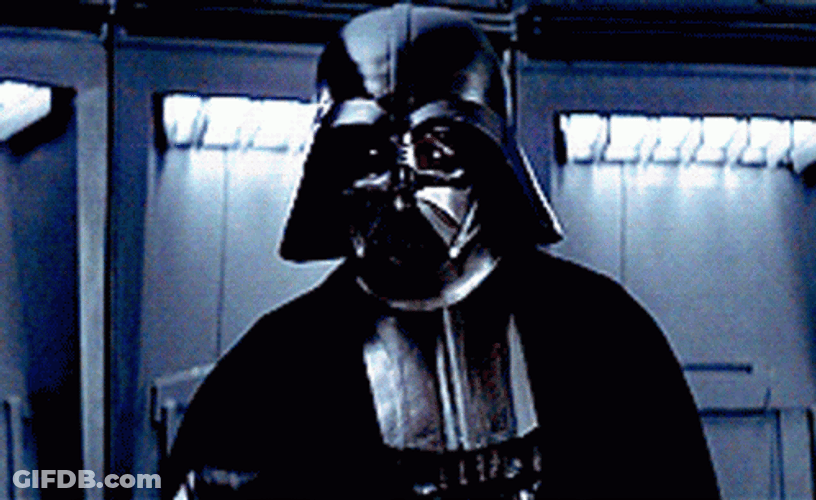 I Find Your Lack Of Faith Disturbing Vader GIF