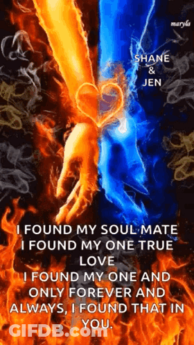 I Found My Soul Mate One True Love One And Only Forever And Always In You GIF