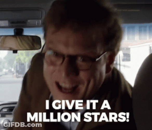I Give It A Million Review Star GIF