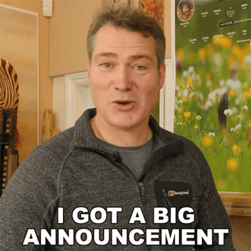 I Got A Big Announcement Robert E Fuller GIF