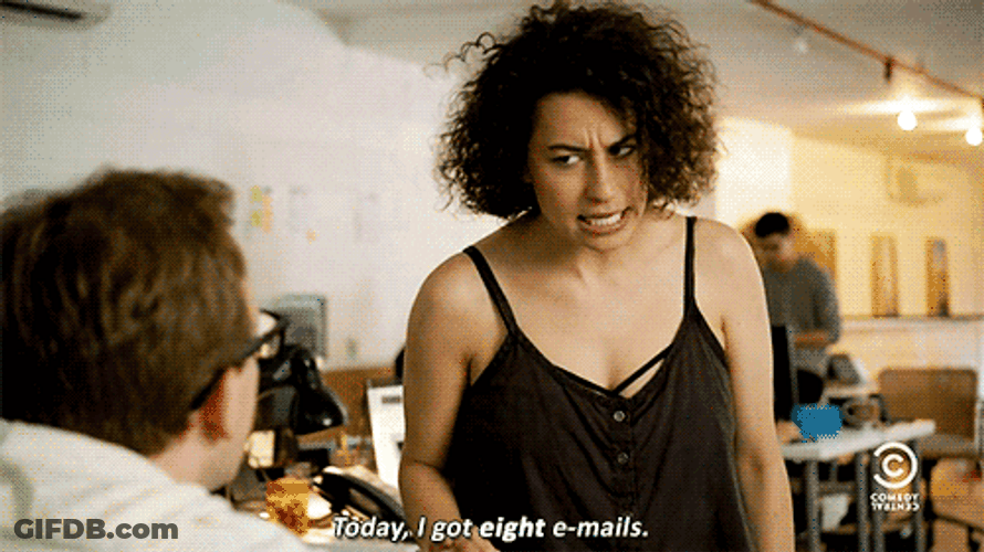 I Got Eight Emails GIF