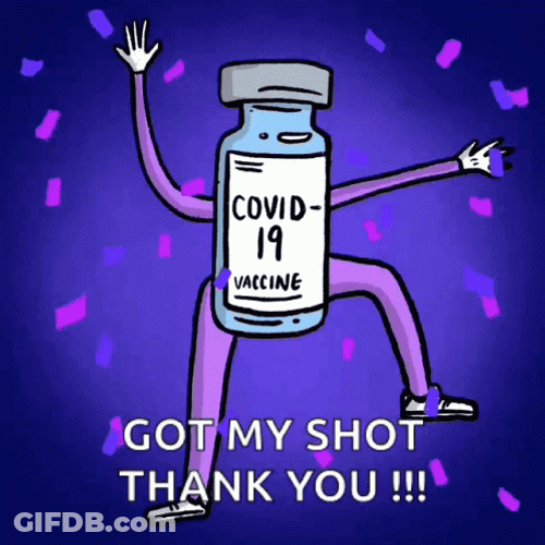 I Got My Shot Dancing Ampule Vaccinated GIF