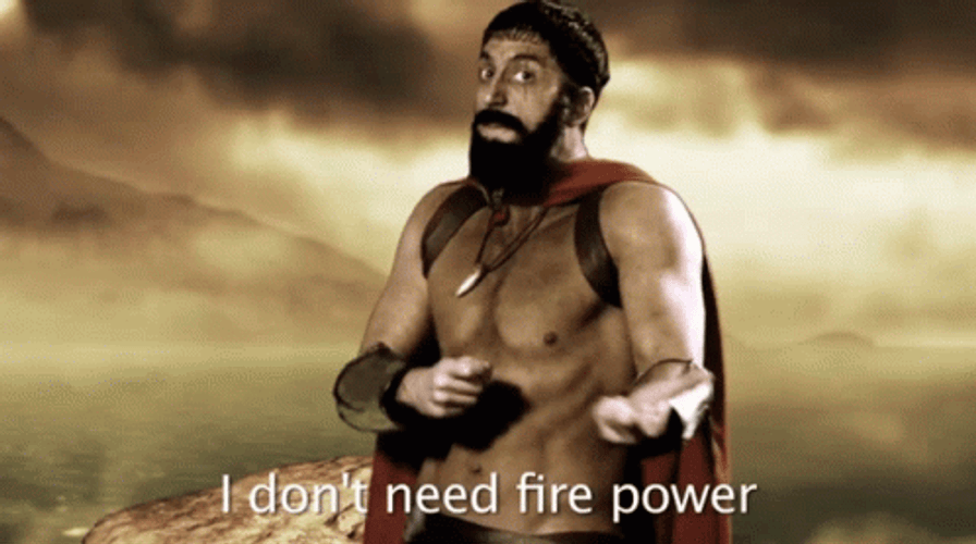I Got The Power Im Rocking These Guns GIF