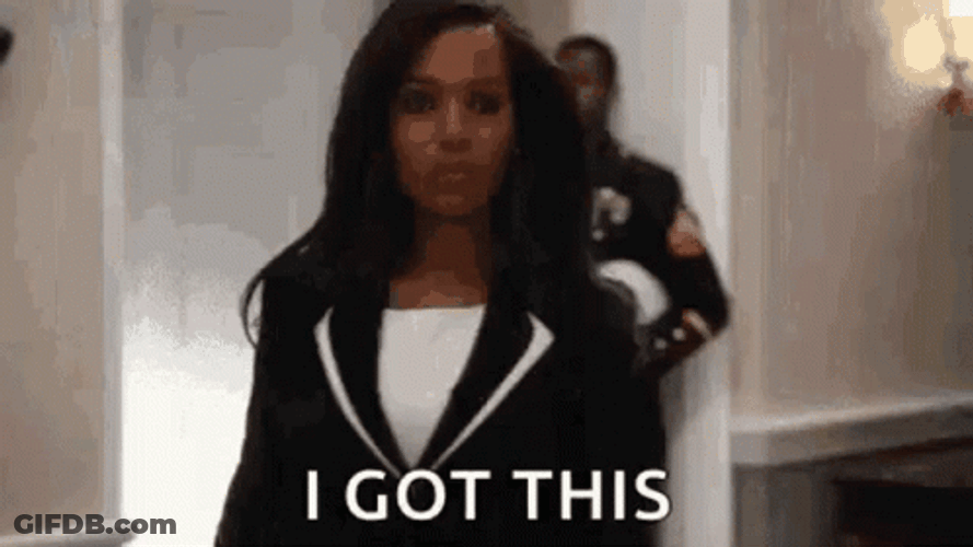 I Got This Kerry Washington Strut GIF