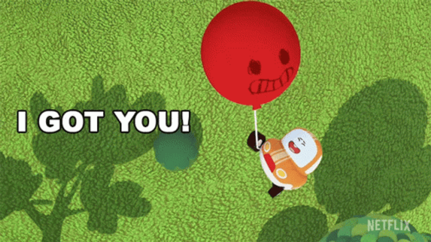 I Got You Balloon Go Go Cory Carson GIF