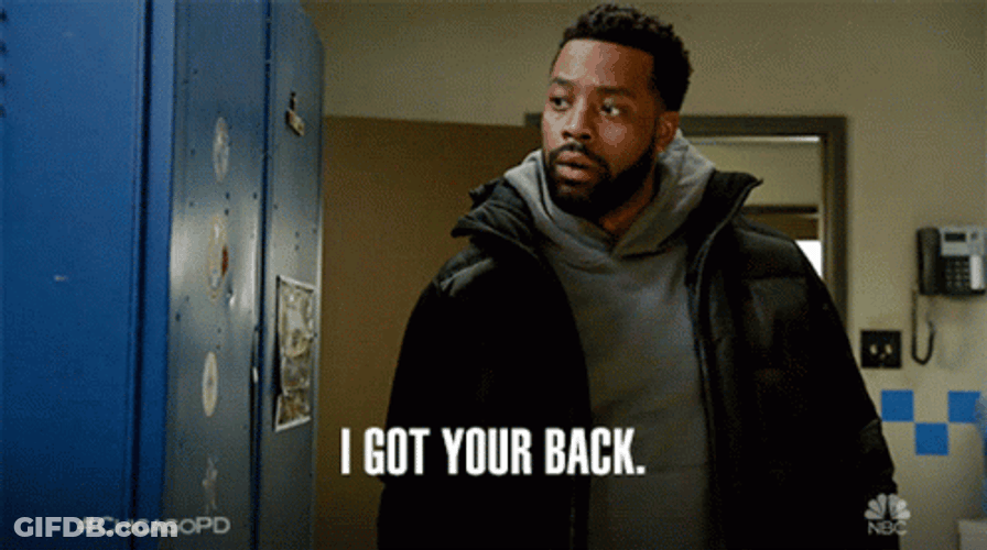 I Gotchu Back Man Gesture Assures GIF