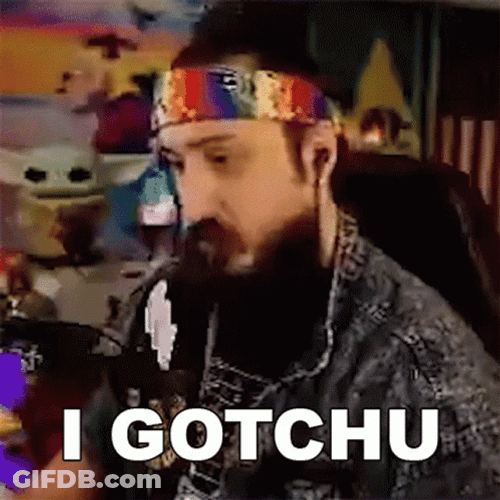 I Gotchu Bearded Hippie Man GIF