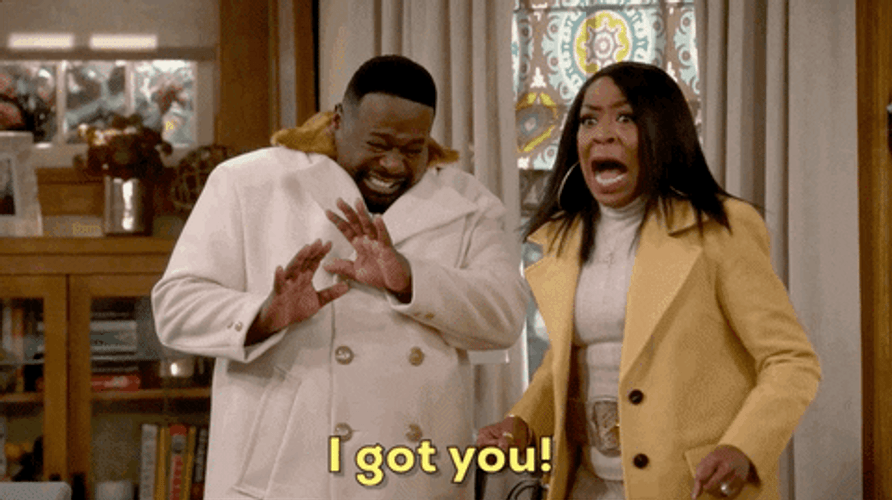 I Gotchu Ketcup Squirts Lady Protect Man GIF