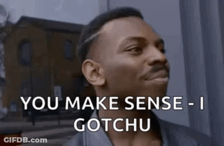 I Gotchu Man Taps Head Gesture GIF