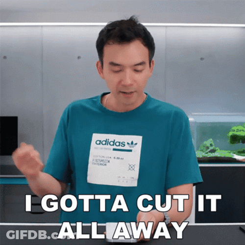 I Gotta Cut It All Away Dave Lee GIF