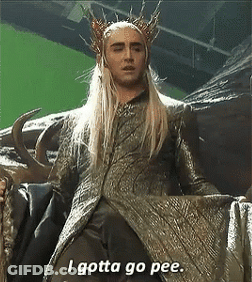 I Gotta Go Pee Legolas GIF