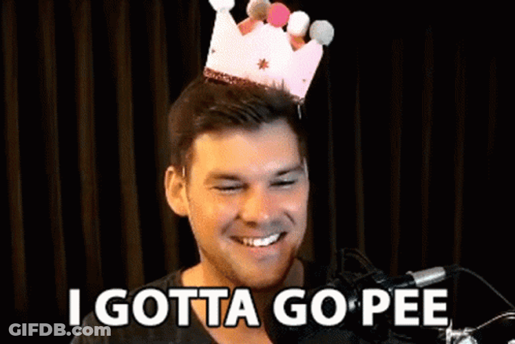 I Gotta Pee Christopher Schlau GIF